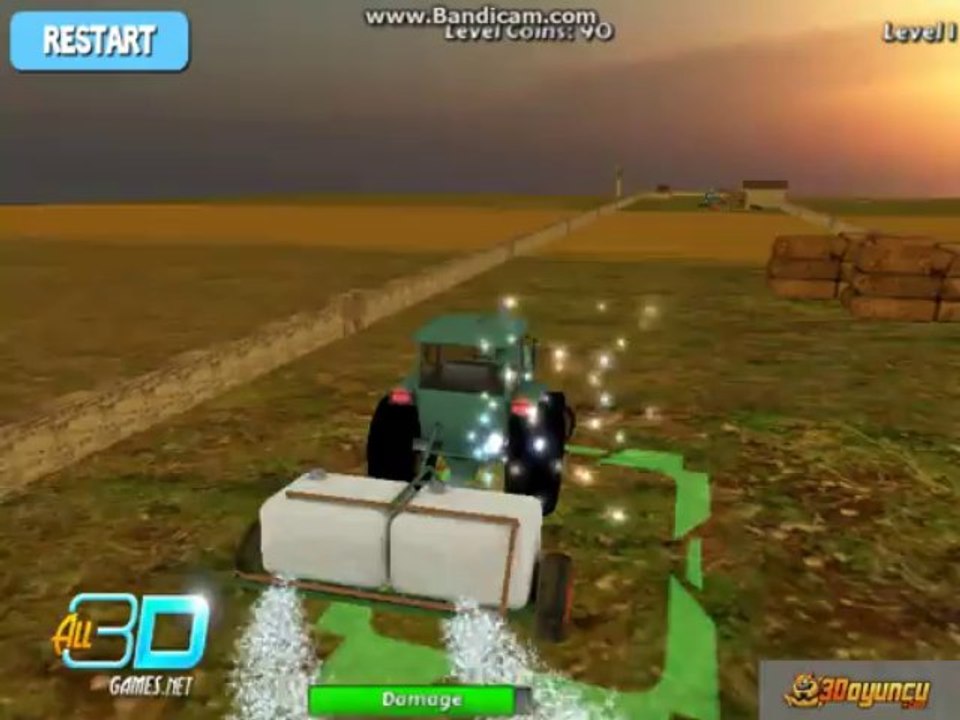 3D Traktör Park Etme - 3D Araba Oyunları