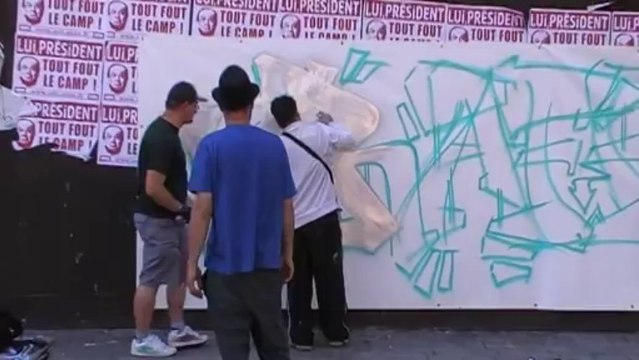 Festival Graff-ik'Art Toile Gare Lyon Part Dieu