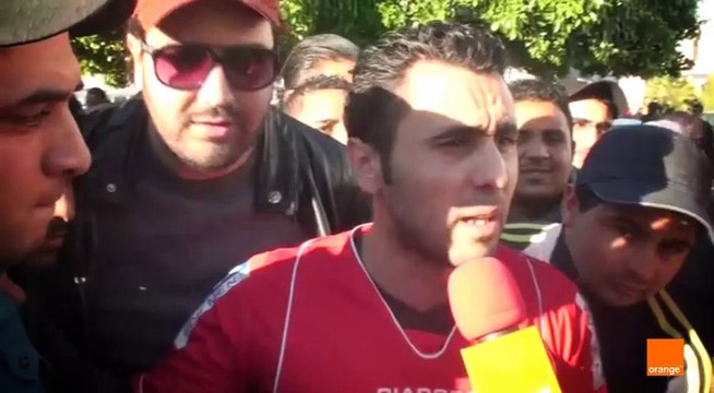 جمهور النجم يحتج على قرار عقوبة بونجاح