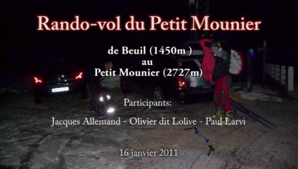 Rando-vol du Petit Mounier