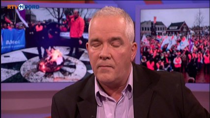 Duizenden demonstranten Aldel op Molenbergplein - RTV Noord