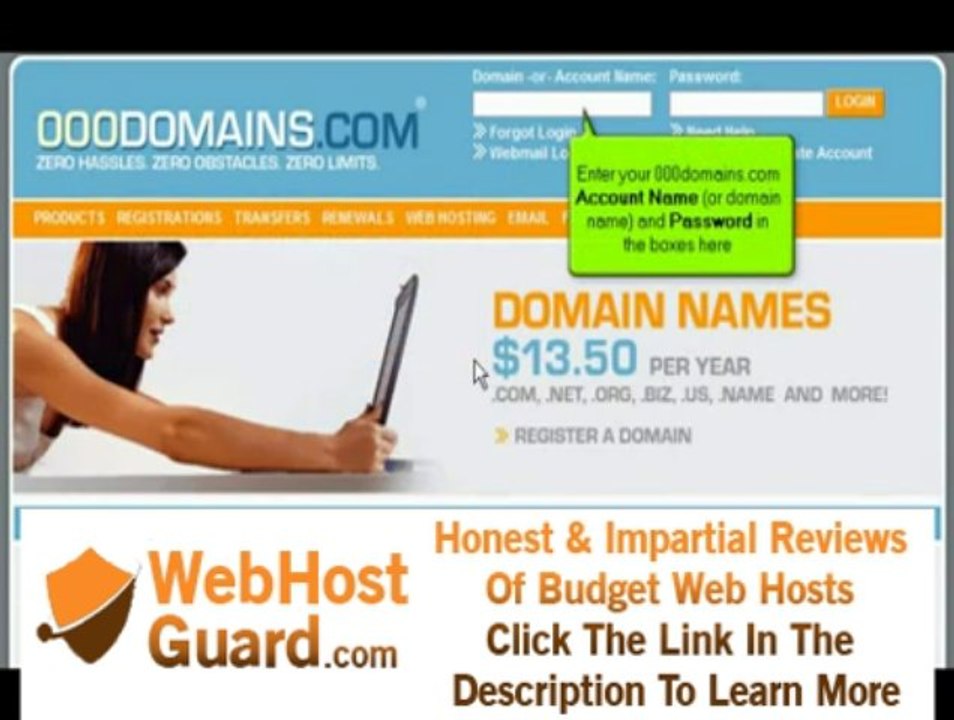 WebHosting Break Presents: Creating a Private Nameserver at 000domain.com