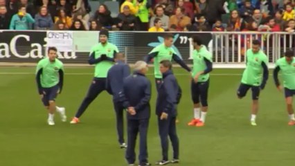 Barça, primo allenamento con Messi in campo