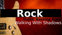 Rock Backing Track for Guitar in E Major - Walking with Shadows