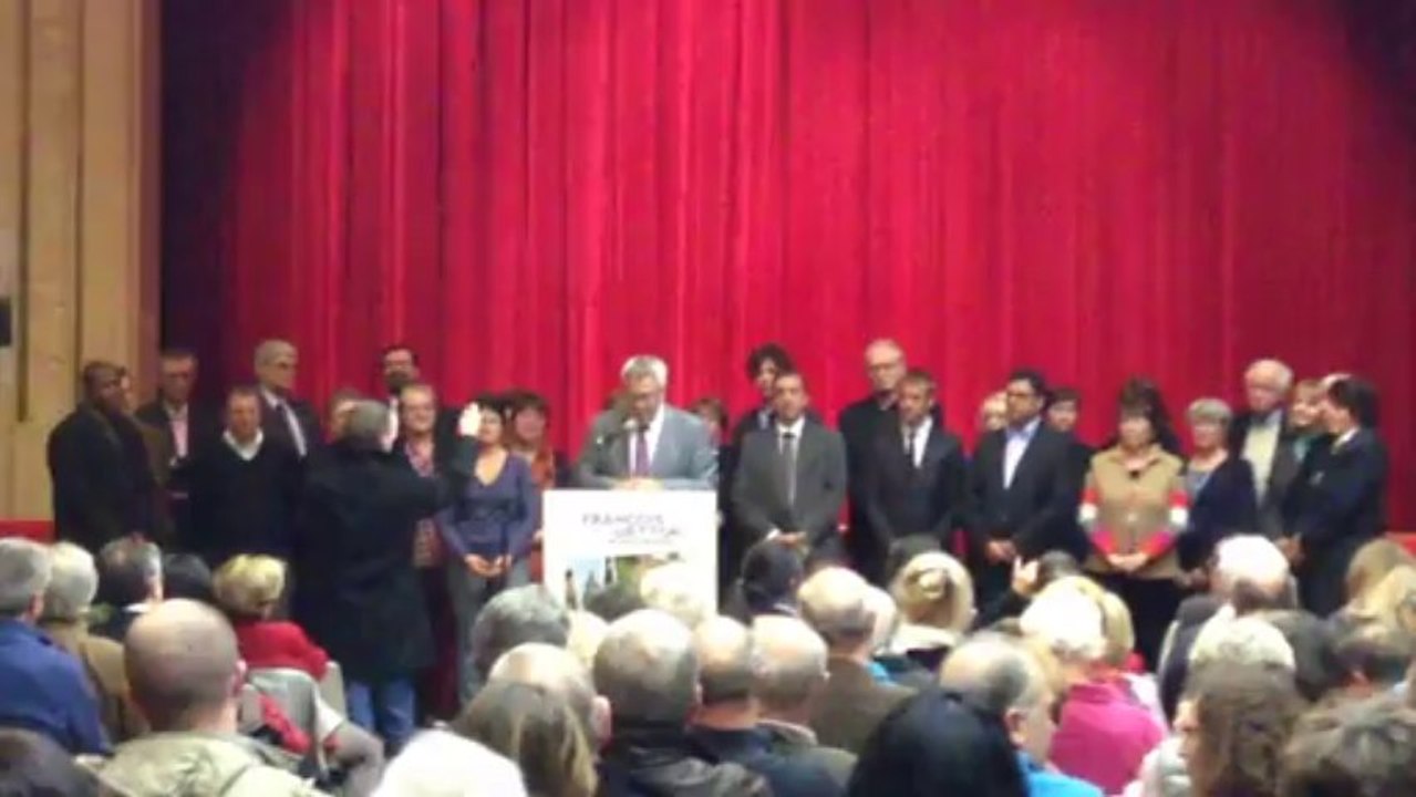 Montmorency, 17 décembre 2013 : François Detton présente sa liste pour les élections municipales