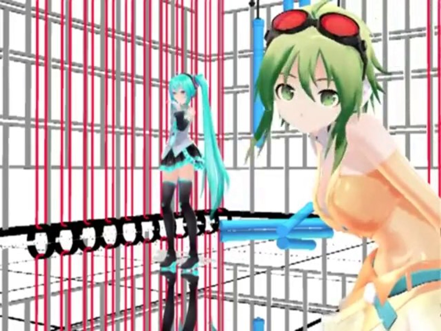 脳漿炸裂ガール Mmd 初音ミク Gumi 動画 Dailymotion