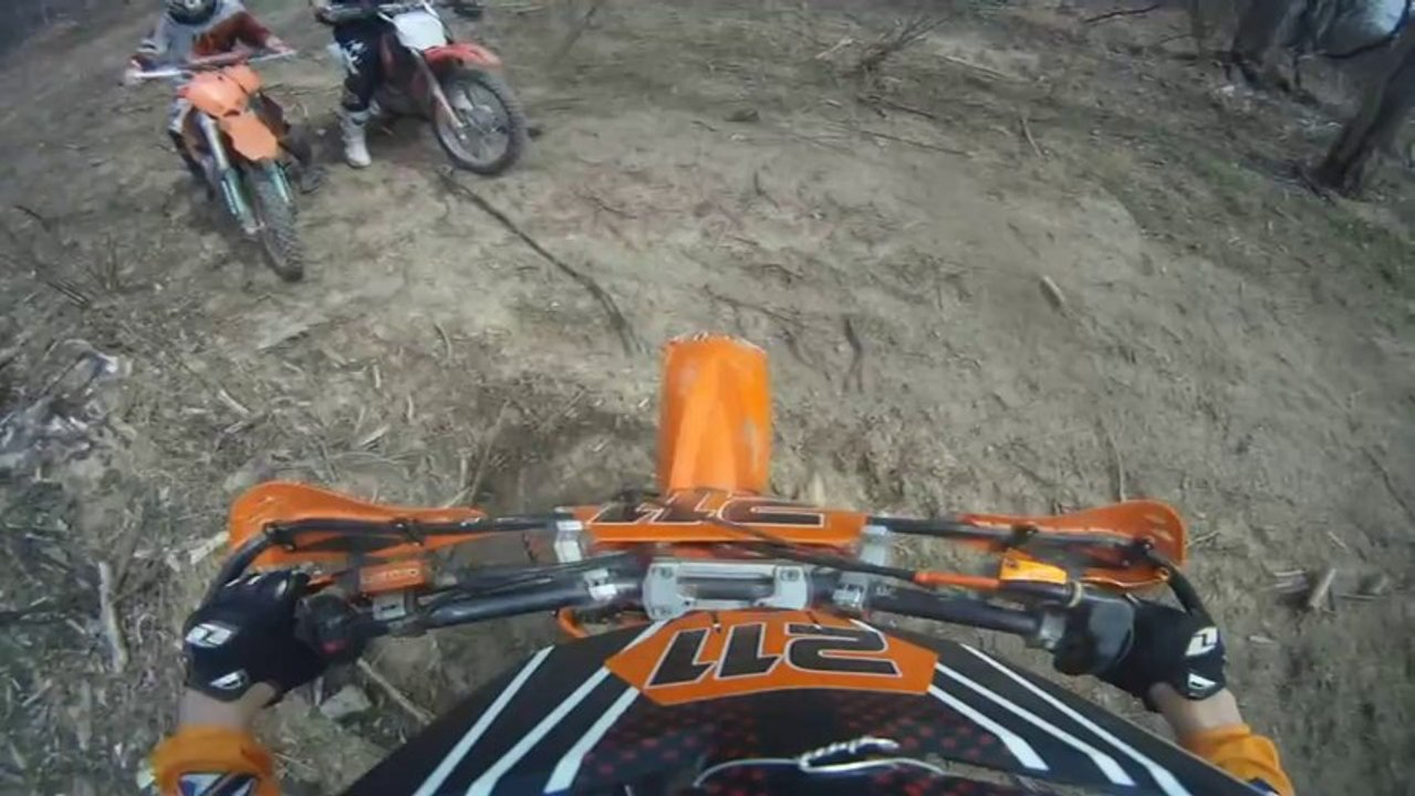 GoPro HD KTM Riding + Wheelie Fail