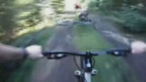 Mountain Bike Crash! 2 Riders Get Wiped Out!