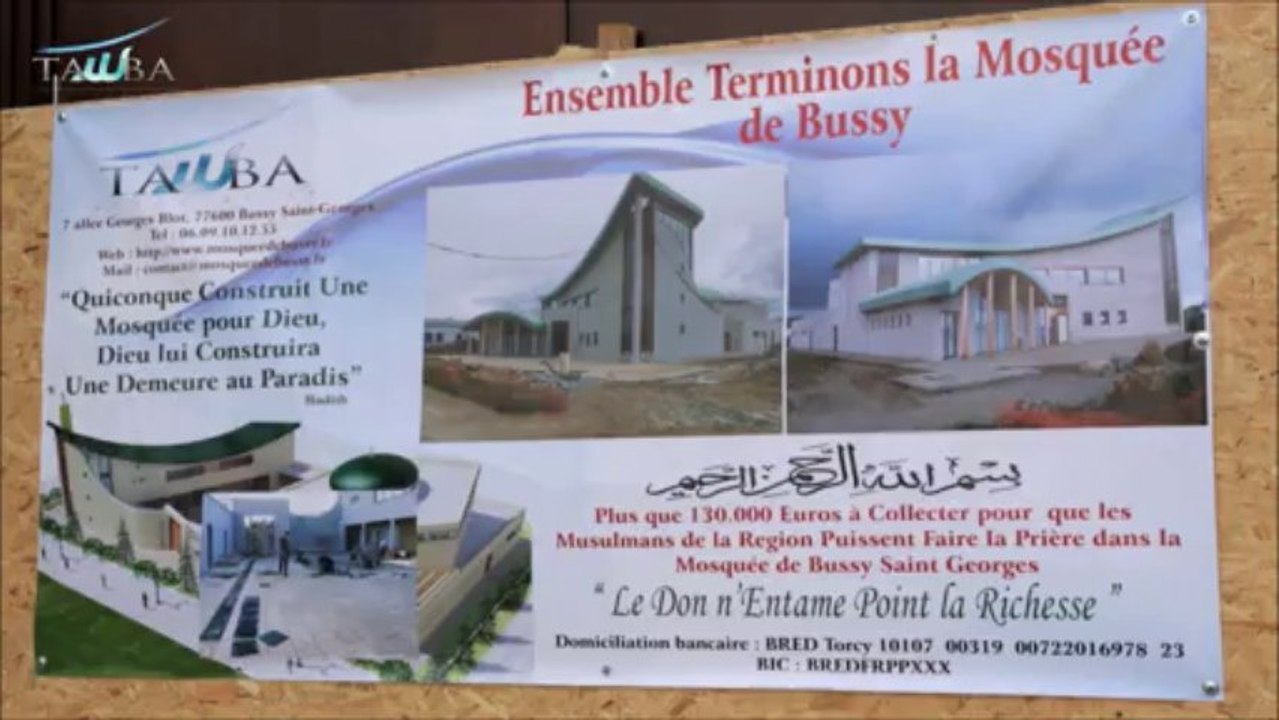Mosquée de Bussy Saint Georges - L’association TAWBA