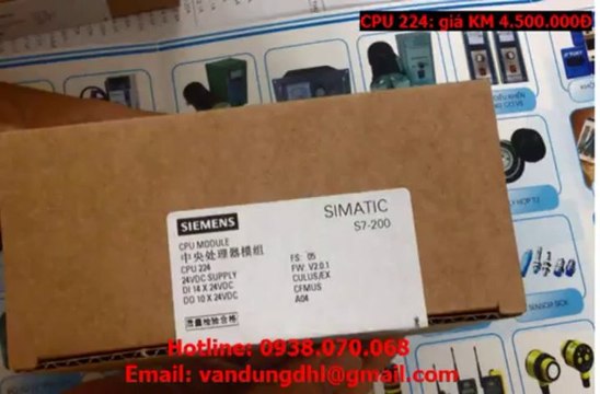 PLC Siemens S7-200 , CPU 224 model 6ES7 214-1AD23-0XB8, 6ES7 214-1AD23-0XB0