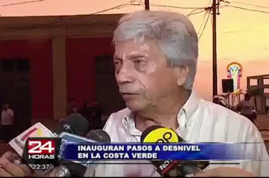Costa Verde: Villarán inauguró pasos a desnivel de puentes Marbella y Sucre