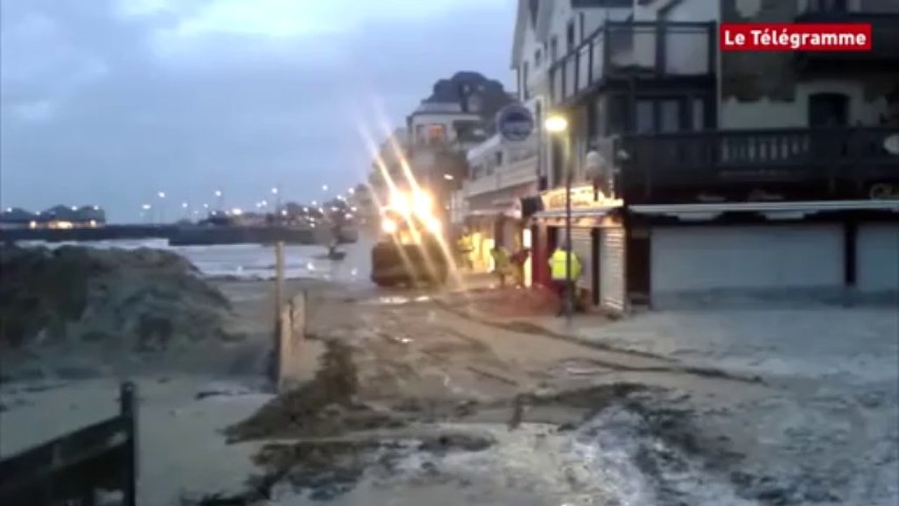 Quiberon. Intempéries : les services techniques à pied d'oeuvre