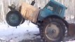 Dumb Tractor Driver... Russian drivers are the best!