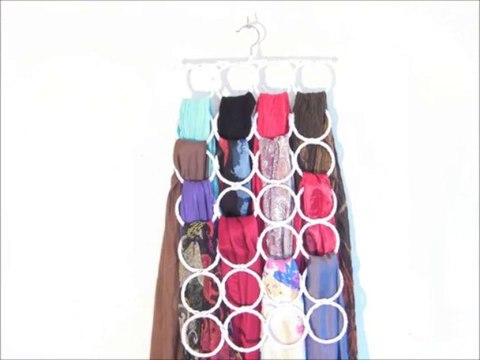How to Store Ties and Scarves More Easily