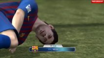 Amazing FIFA BUG : Messi scores and dies! So funny!