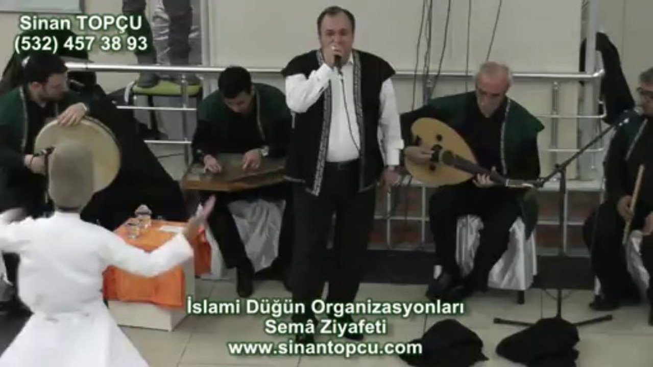 Kilim 2 düğün salonunda islami düğün organizasyonuna katılan sinan topçu ve bursa ilahi grubu