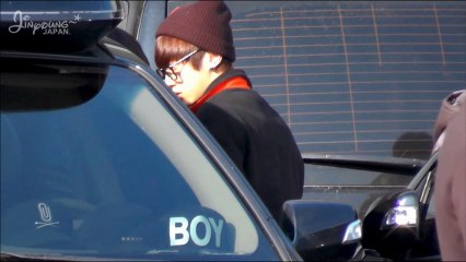 131229 SBS 가요대전 출근 - 진영.