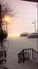 Snow Radiates Light Into Late Winter Sky