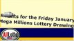 Mega Millions Lottery Drawing Results for January 3, 2014