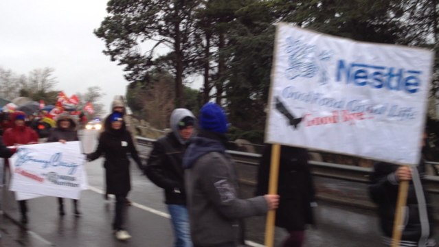 Manifestation des employés de Jenny Craig