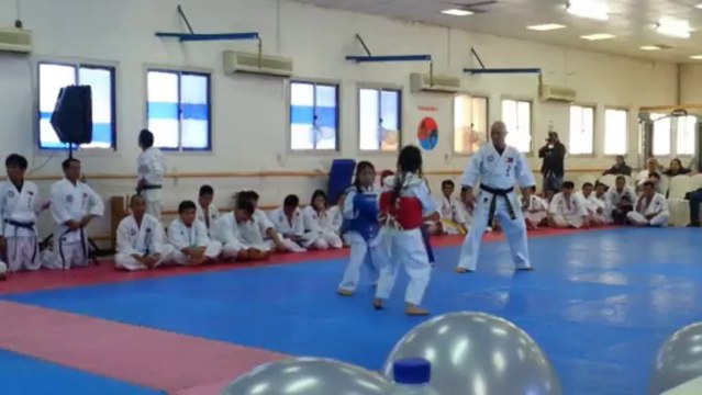 25th Silver Anniversary Karate Sparring Hazley and Pauleen