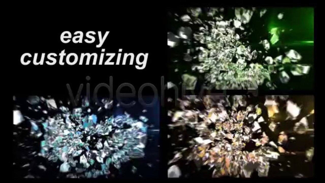 Glass Logo Shatter - After Effects Template