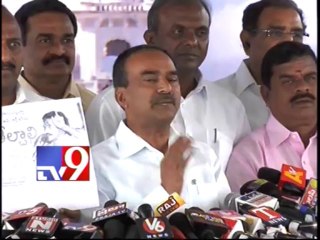 CM Kiran, Y.S.Jagan and Chandrababu go back on T-word - TRS Etela