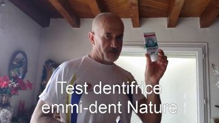 Test dentifrice emmi-dent Nature