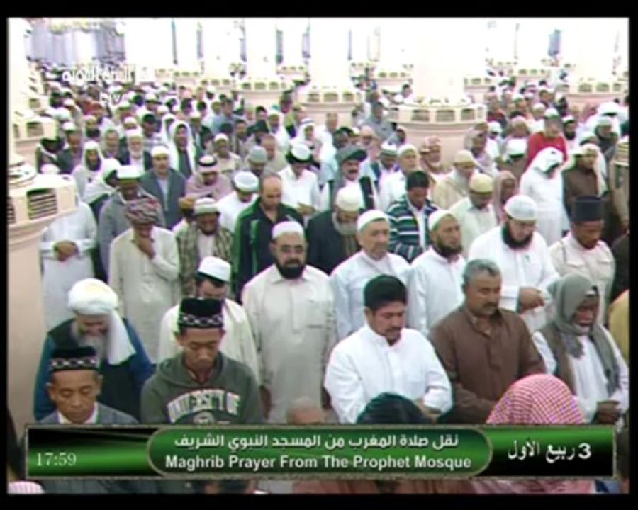 4th January 2014 Madeenah Maghrib led by Sheikh Bu'ayjaan