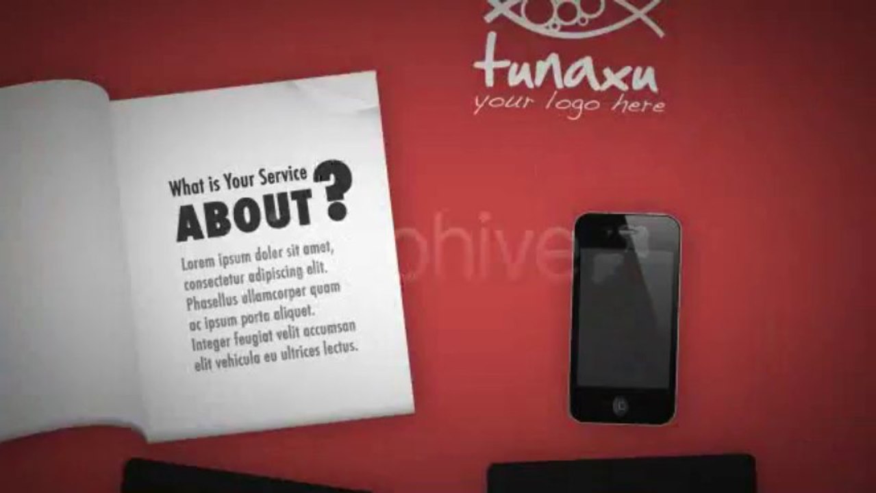 Service App Presentation - After Effects Template