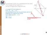 Exercice: Question sur un parallélogramme