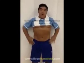 Maradona envió polémico mensaje de fin de año