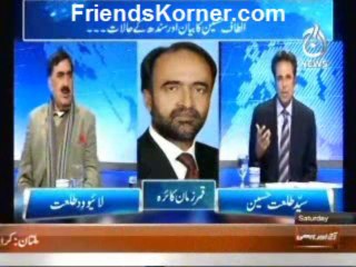 Live With Talat on AAJ News on -4th January 2014