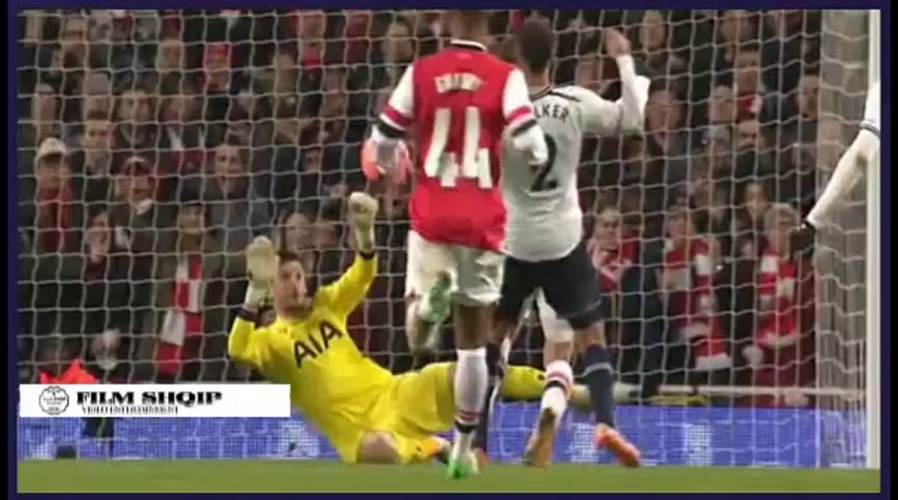 Arsenal 2-0 Tottenham - ALL GOALS 04-01-2014