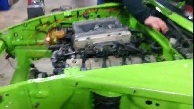 Démarrage moteur Porsche 928 injection Sybele .