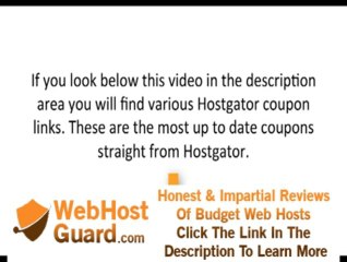 Download Video: hostgator coupon | hostgator coupons | hostgator coupon codes