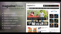 Preview MagazinePress WordPress Theme With Review System Blog Magazine WordPress Download