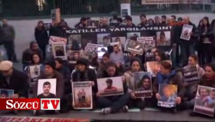 Galatasaray Lisesi önünde eylem