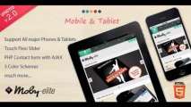 Preview Moby Elite WordPress Mobile Theme Mobile Mobile WordPress Template Download