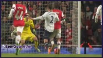 Goal Rosicky - Arsenal 2-0 Tottenham - 04-01-2014 Highlights