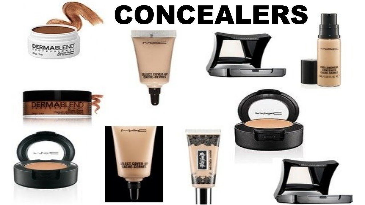Concealers: Full, Medium, Light Coverage Concealers by MAC, ILLAMASQUA, KAT VON D, DERMABLEND