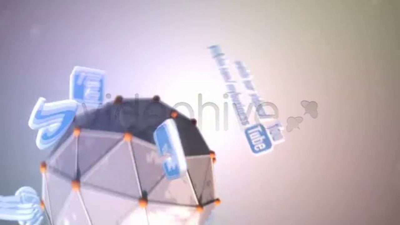 Social Media 3D Ball - After Effects Template