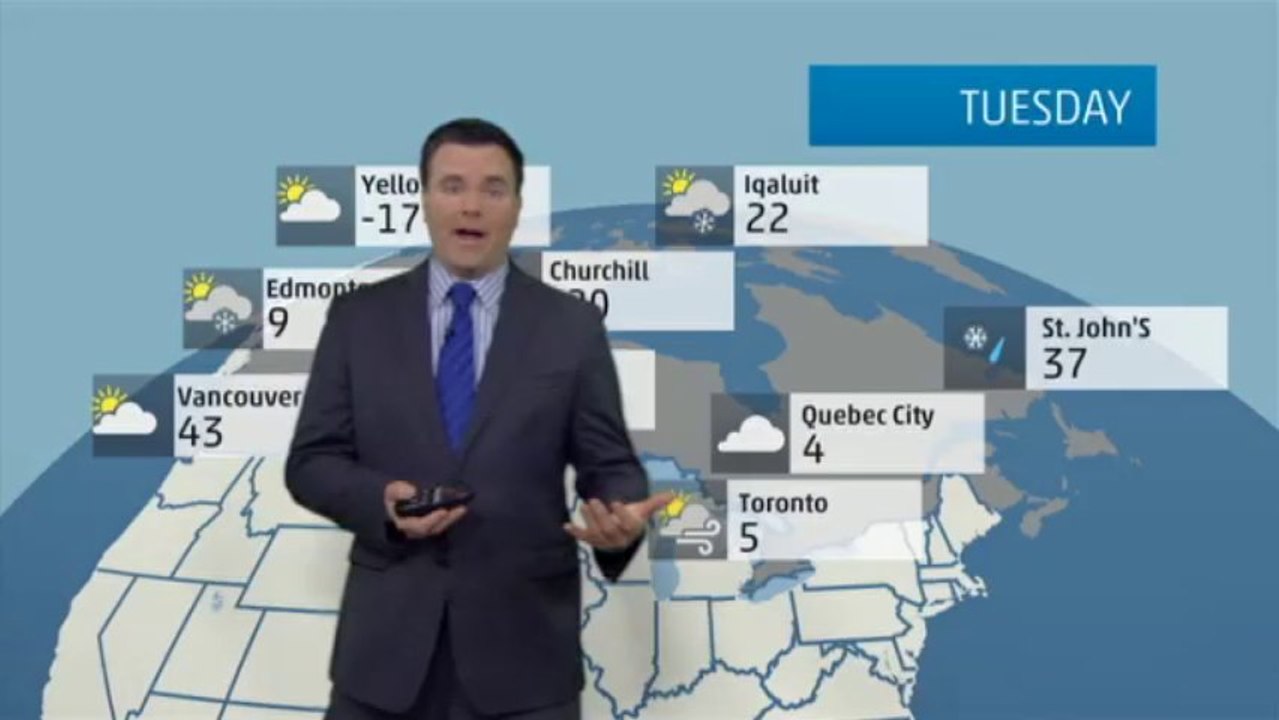 Canada Vacation Forecast - 01/04/2014