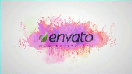 Colorful Splash Logo - After Effects Template
