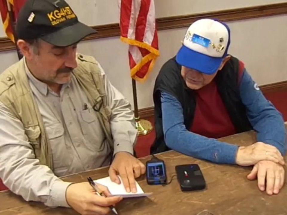 TA1IG, Chairman of TRAK amateur radio club with  Lakeway amateur club president KJ4BHF