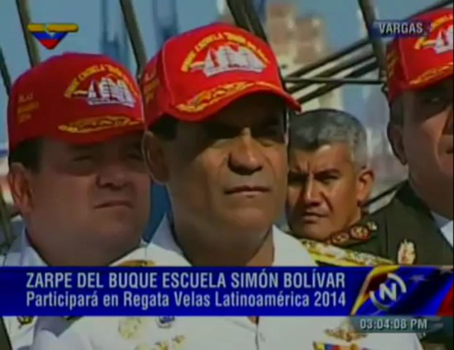 (Vídeo) Presidente Maduro encabezó zarpe para XXVI Crucero del buque Escuela Simón Bolívar