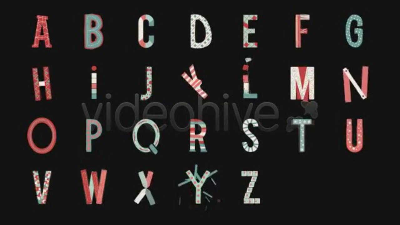 Wonder Letters - After Effects Template