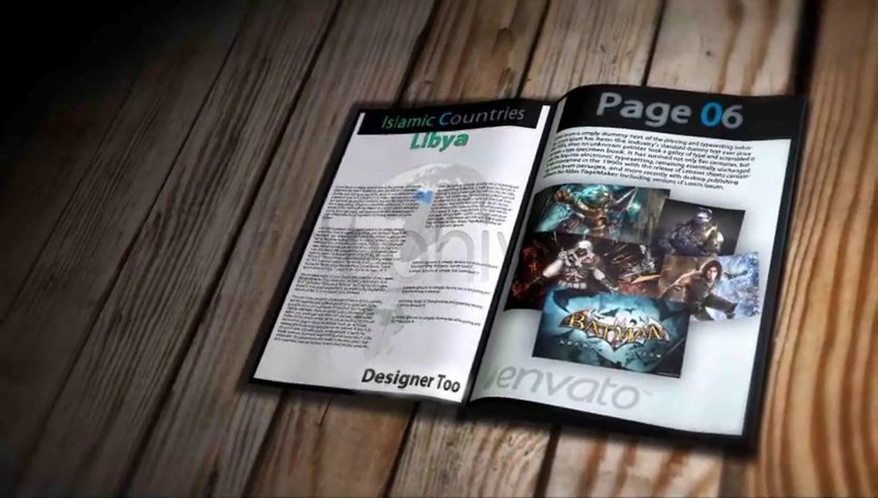 3D Magazine - After Effects Template