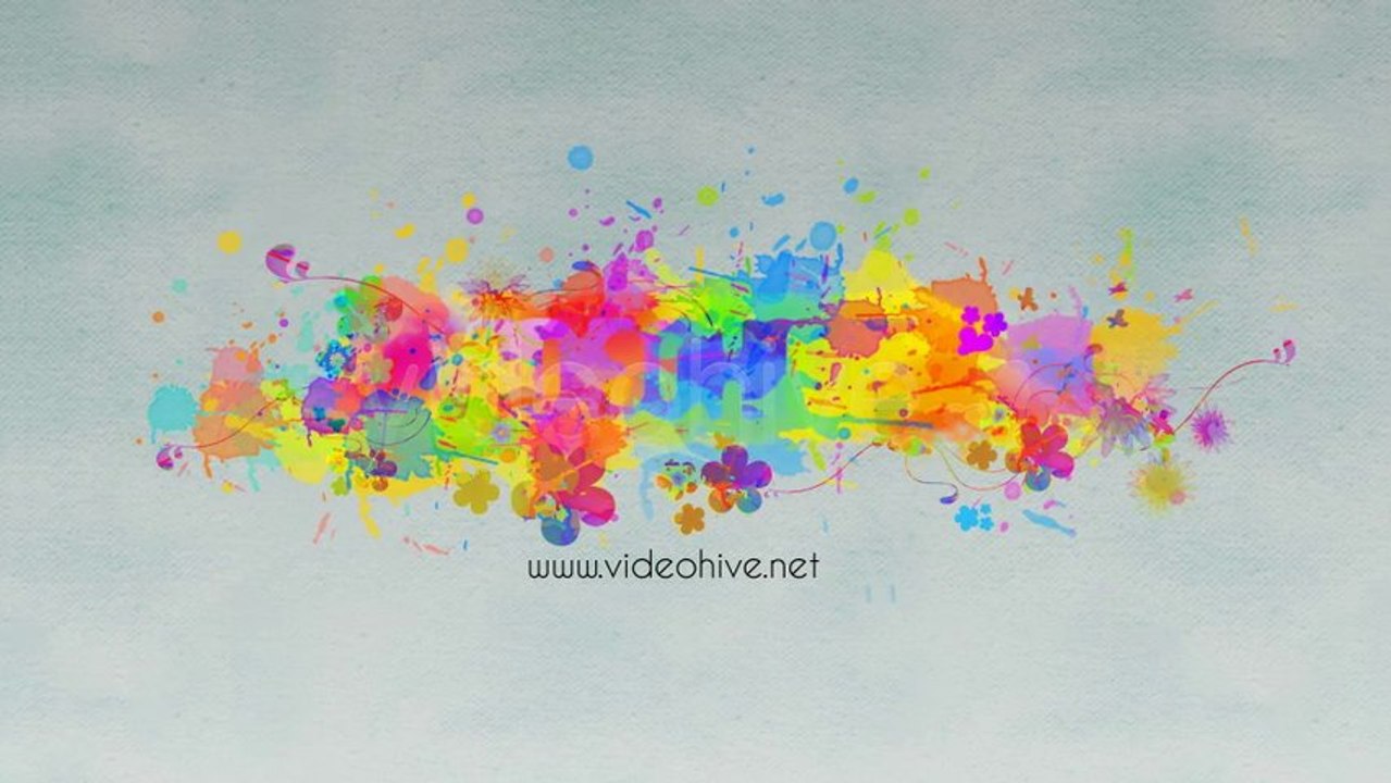 Logo Revealer Paint Drops Design - After Effects Template