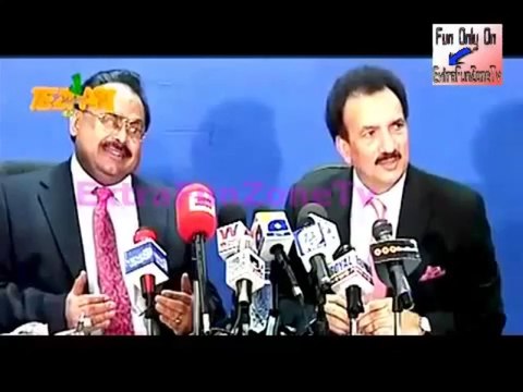 Altaf Husain & Rehman Malik Tezabi Press Conference